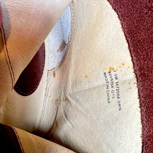 Frye Reed Women’s Suede Western Ankle Boots, Dark Brown, Size 7.5 - Picture 15 of 16